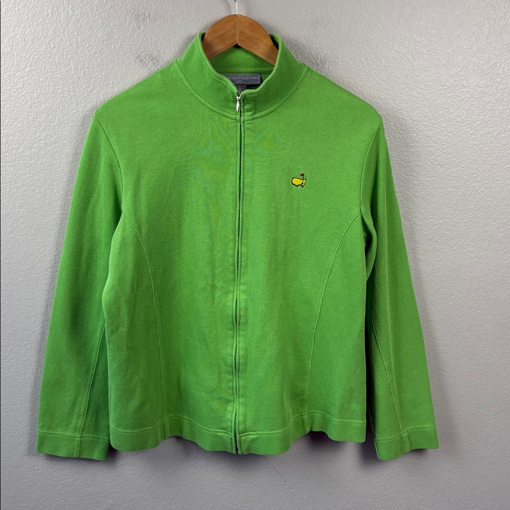 Masters Bright Green Full-Zip Jacket with Small Embroidered Logo